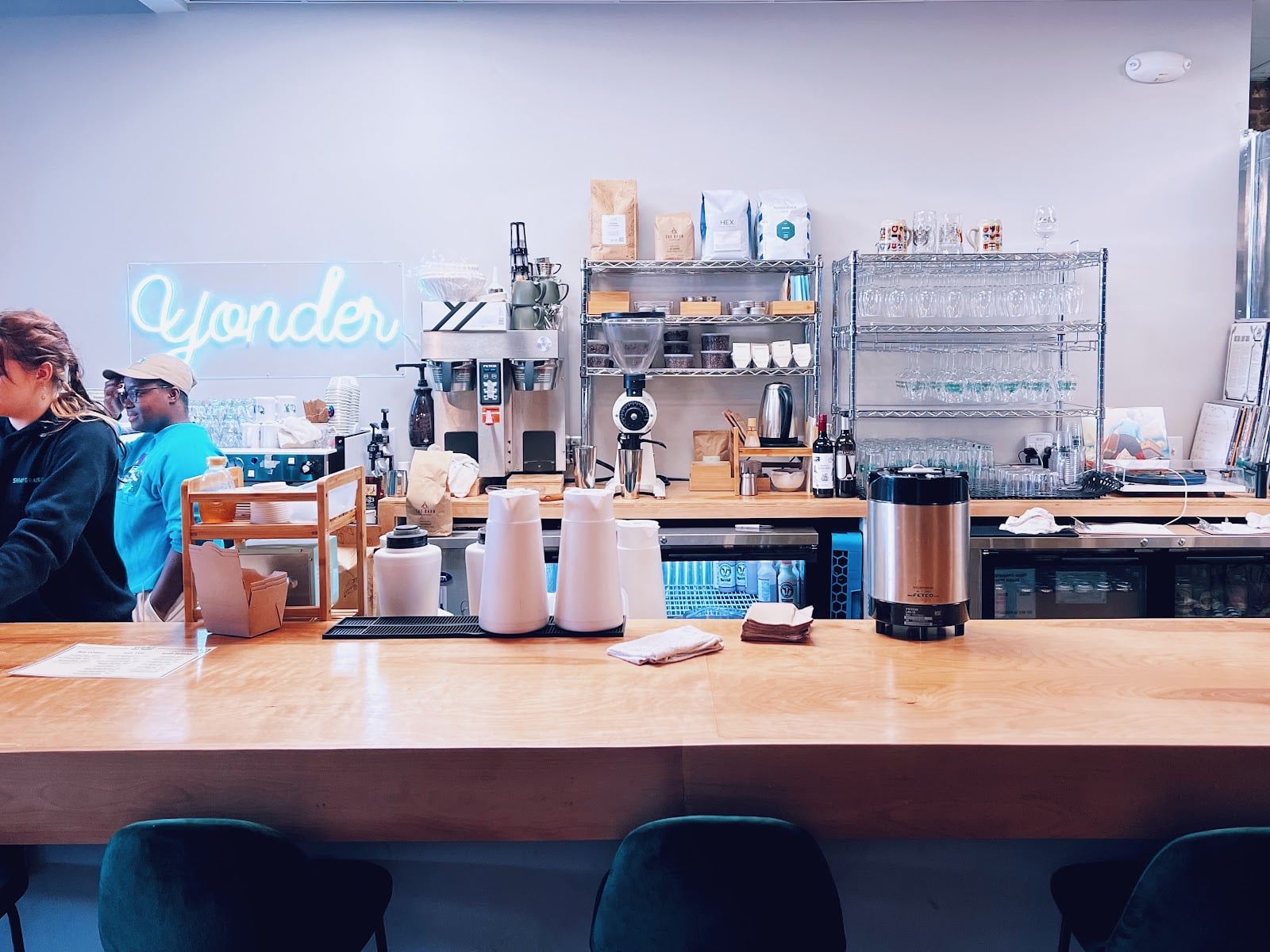 Yonder Coffee at the Daily roastery