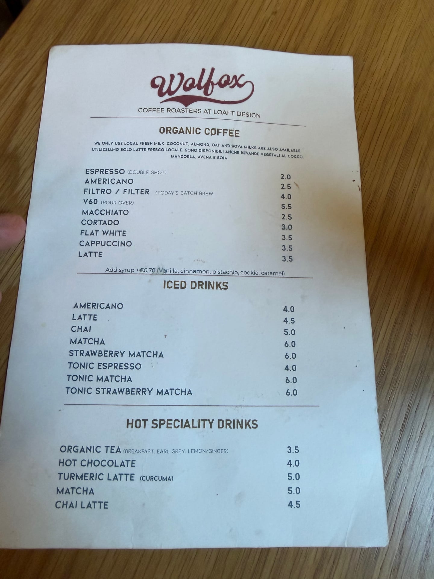 Photo of LOAFT DESIGN & WOLFOX COFFEE