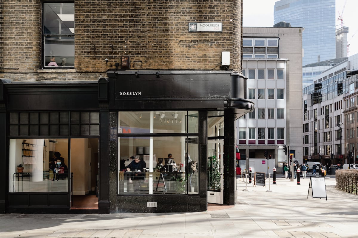 Rosslyn Coffee London Wall interior