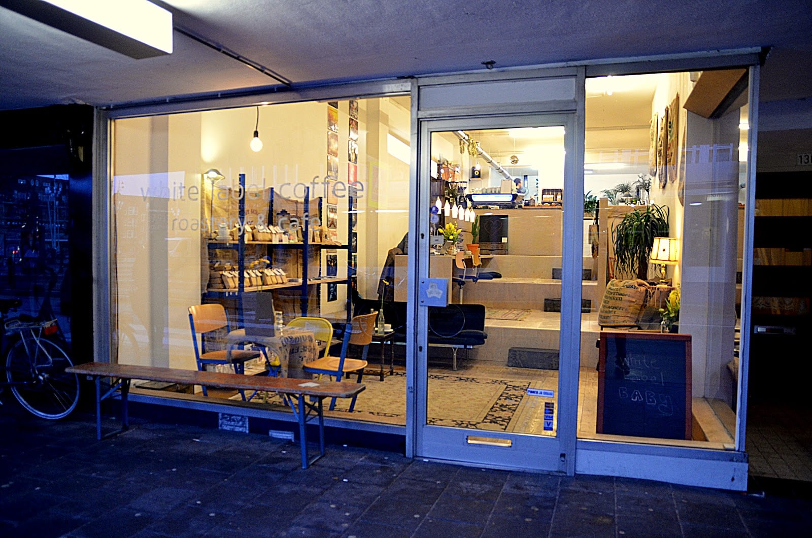 white label coffee interior