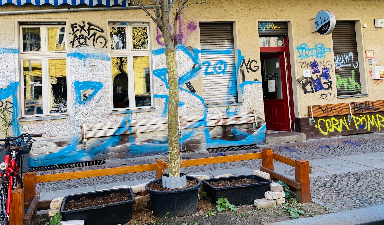 Blaue Bohne Rösterei interior