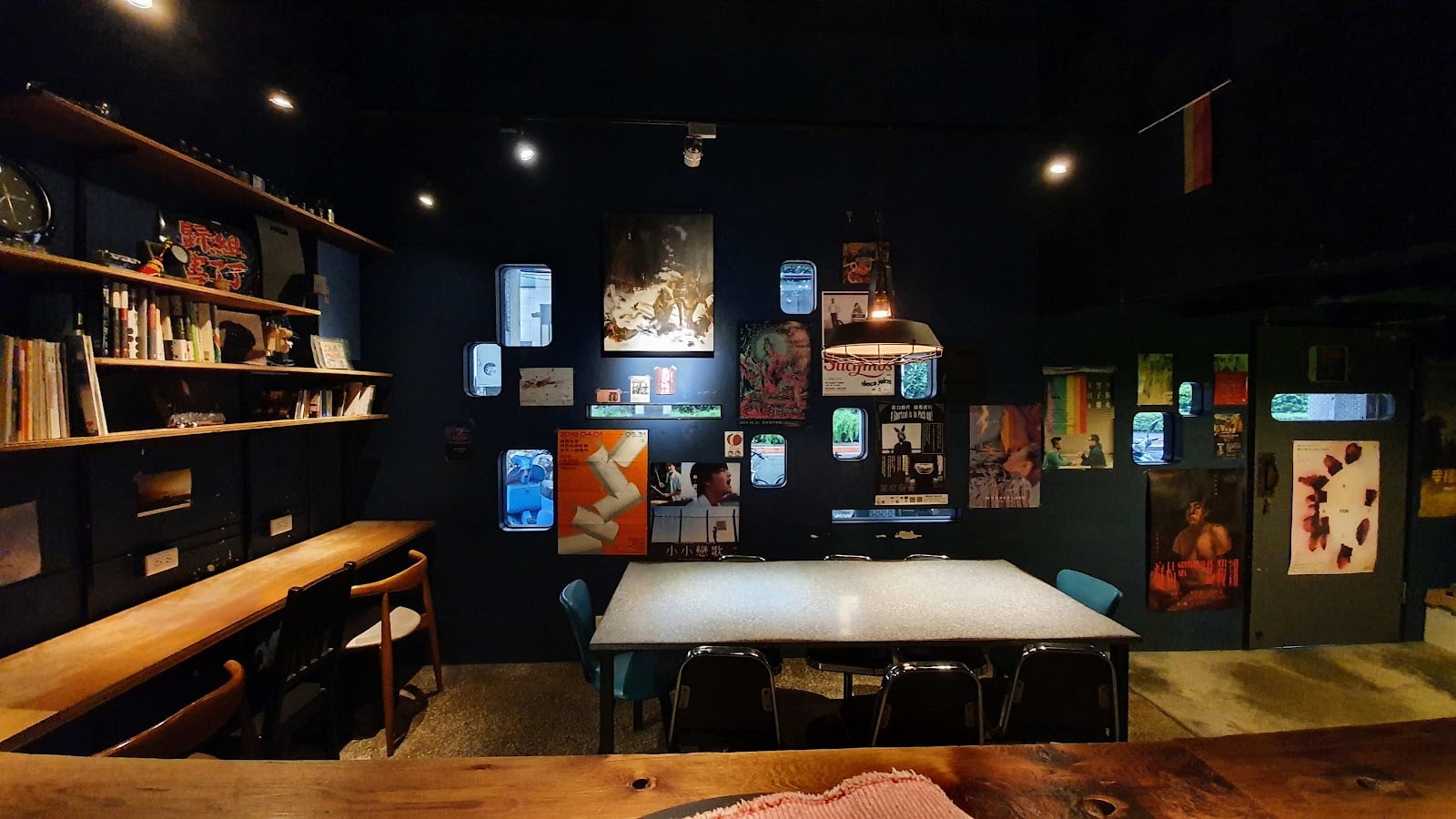 Photo of dark corner cafe