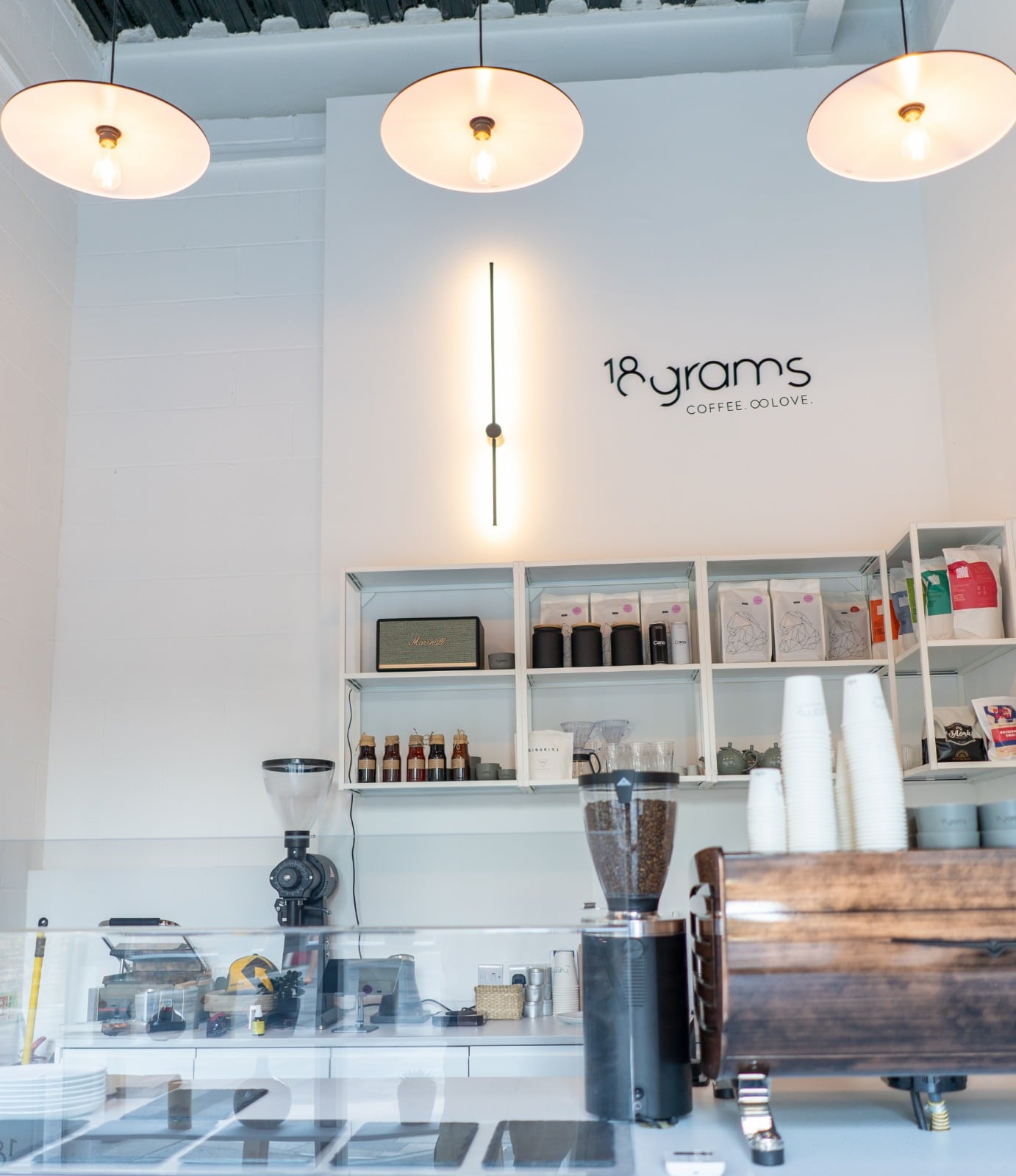18Grams Coffee. ∞ Love. interior