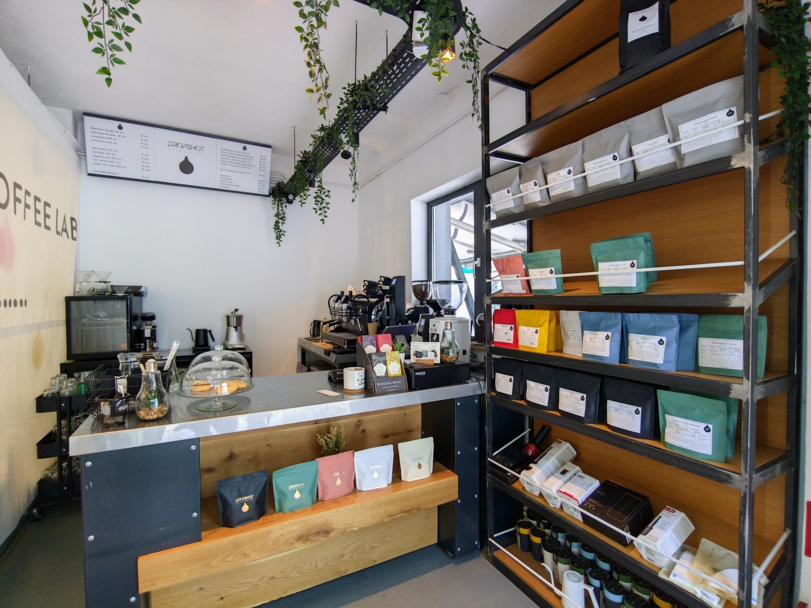 Dropshot Coffee Shop & Training Lab interior