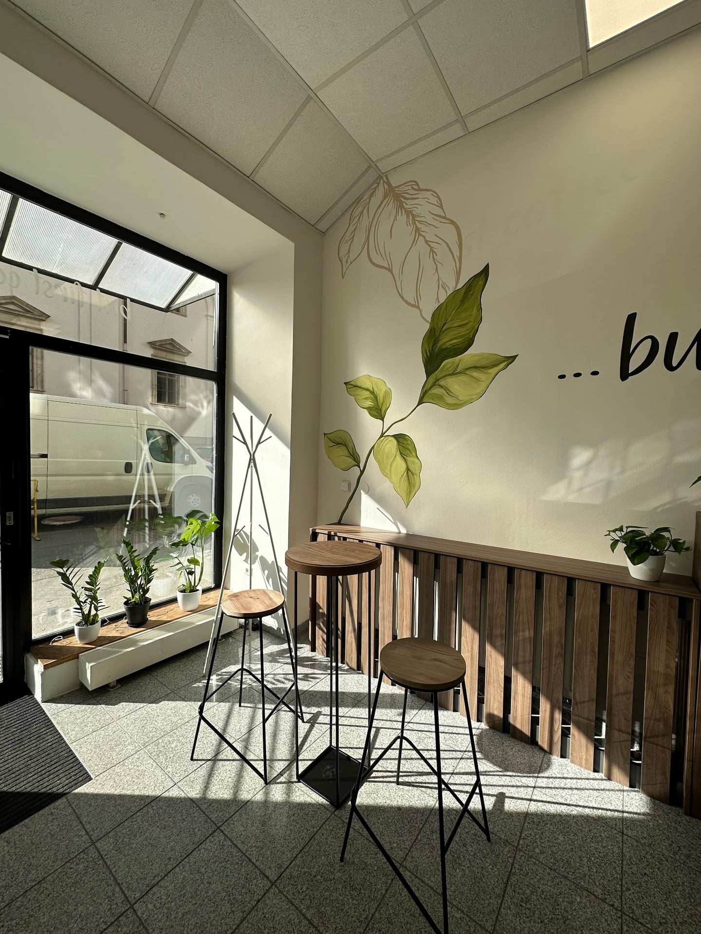 But first coffee interior