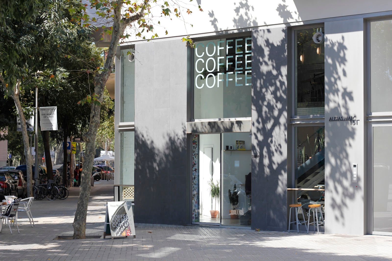 Three Marks Coffee interior