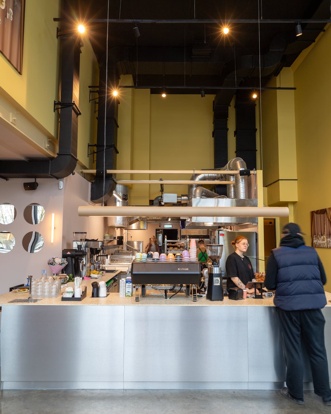 Paper Mill Coffee Volta interior
