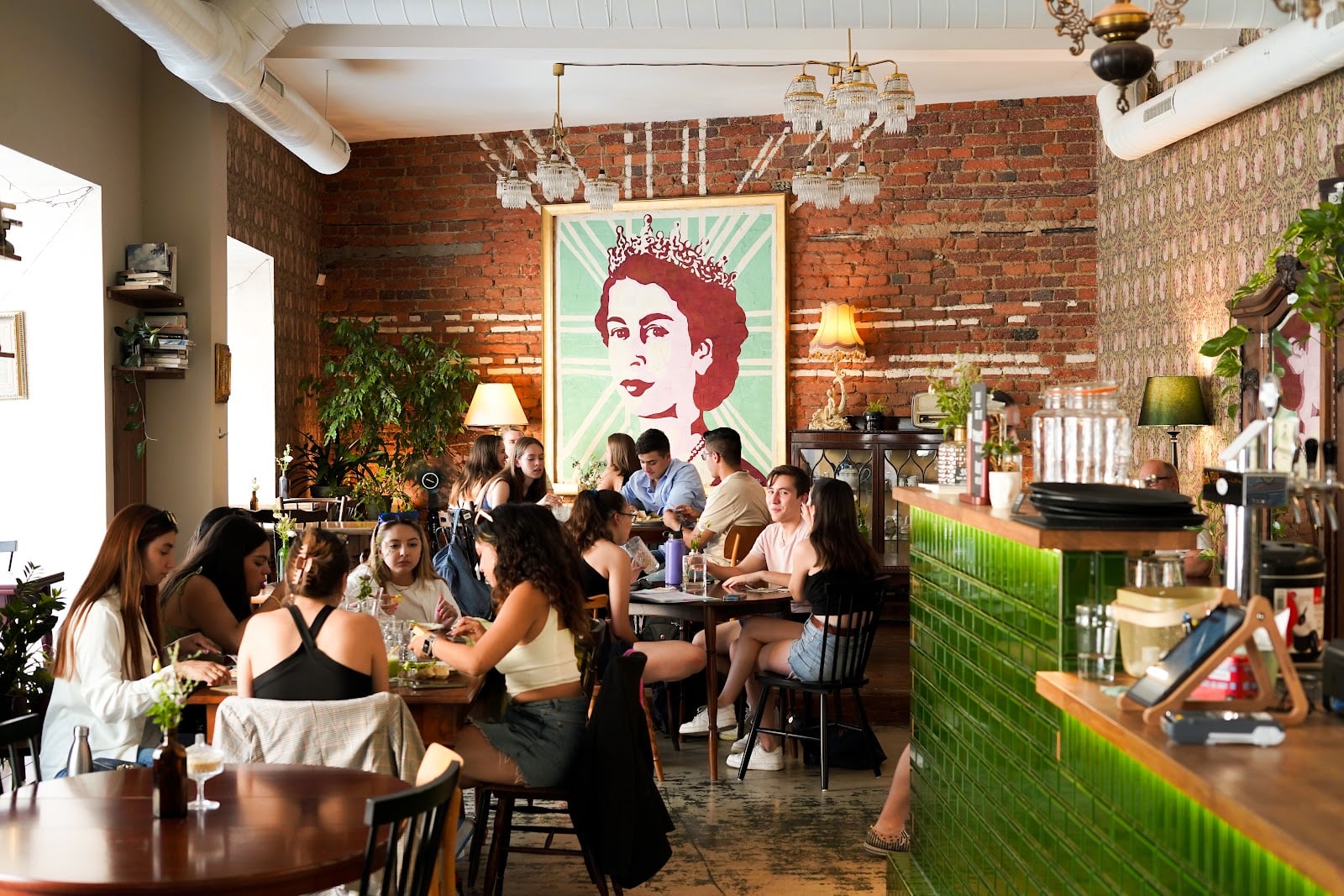 The FLAT cafe interior