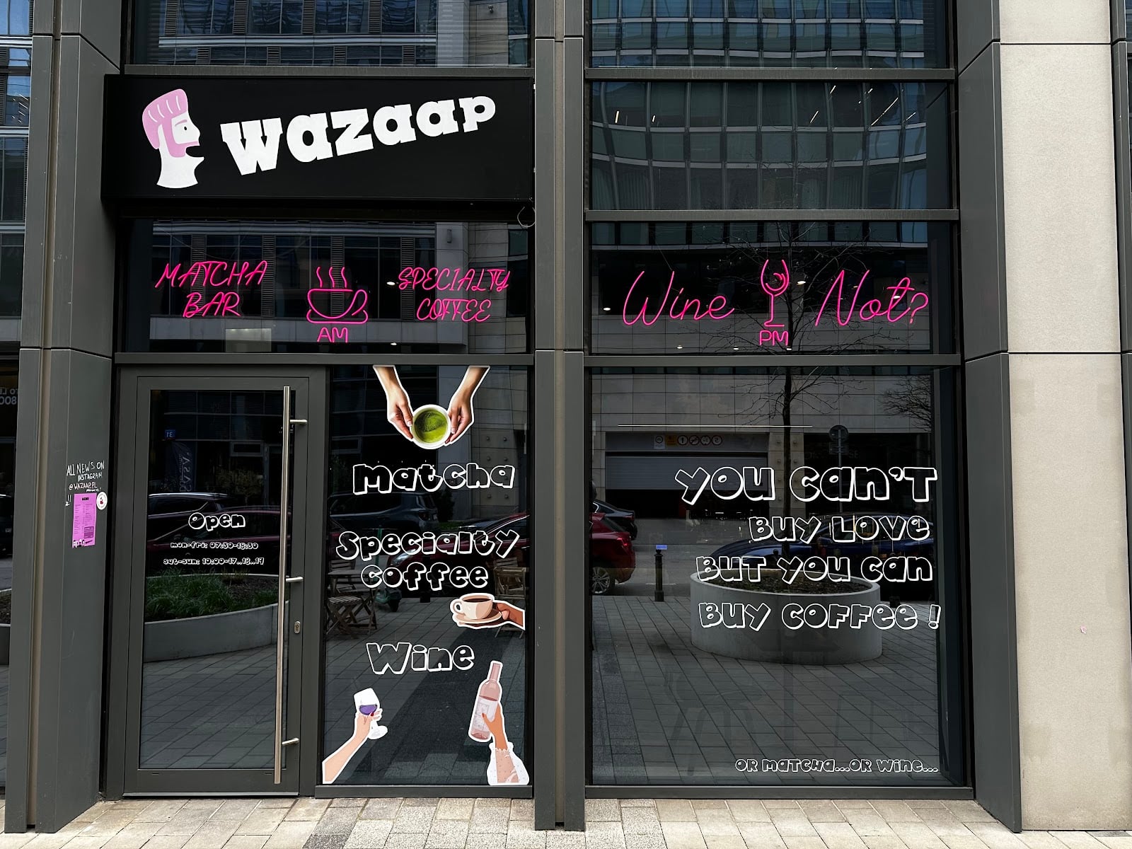 Wazaap – Matcha Bar & Specialty Coffee interior