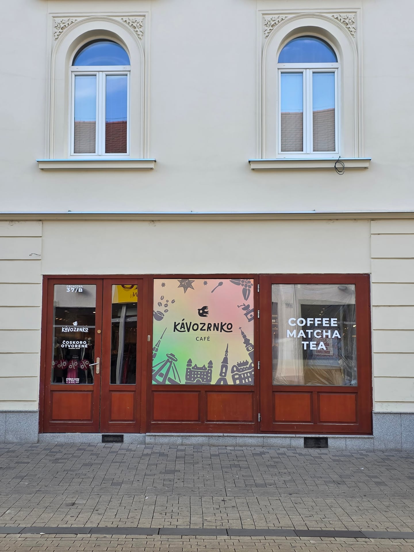 Kávozrnko Café interior