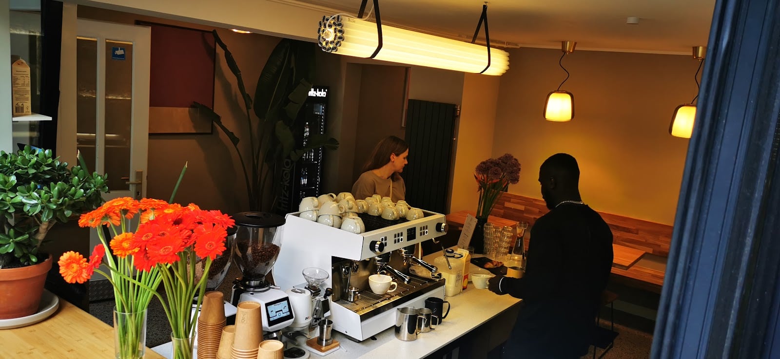 The basement coffee interior