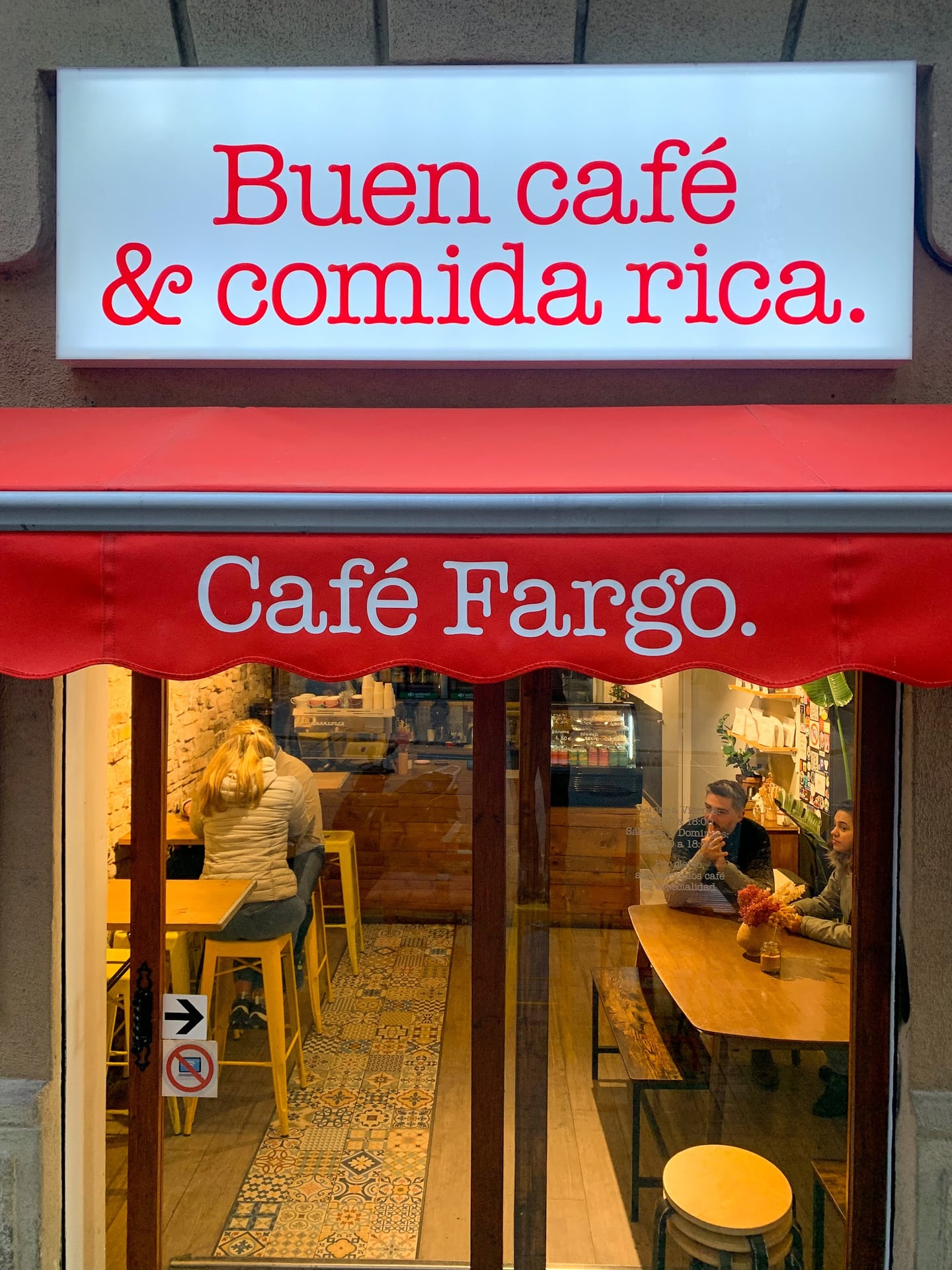 Café Fargo Specialty Coffee Sagrada Familia interior