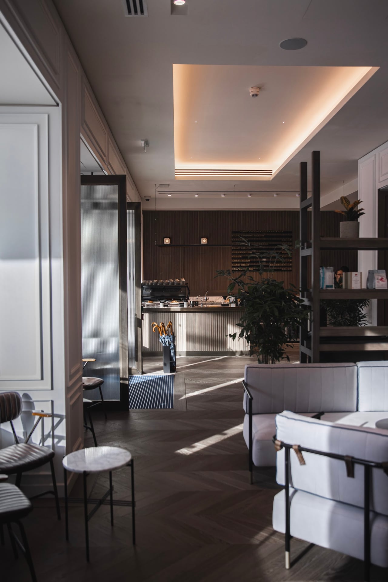 Page Common Coffee House interior