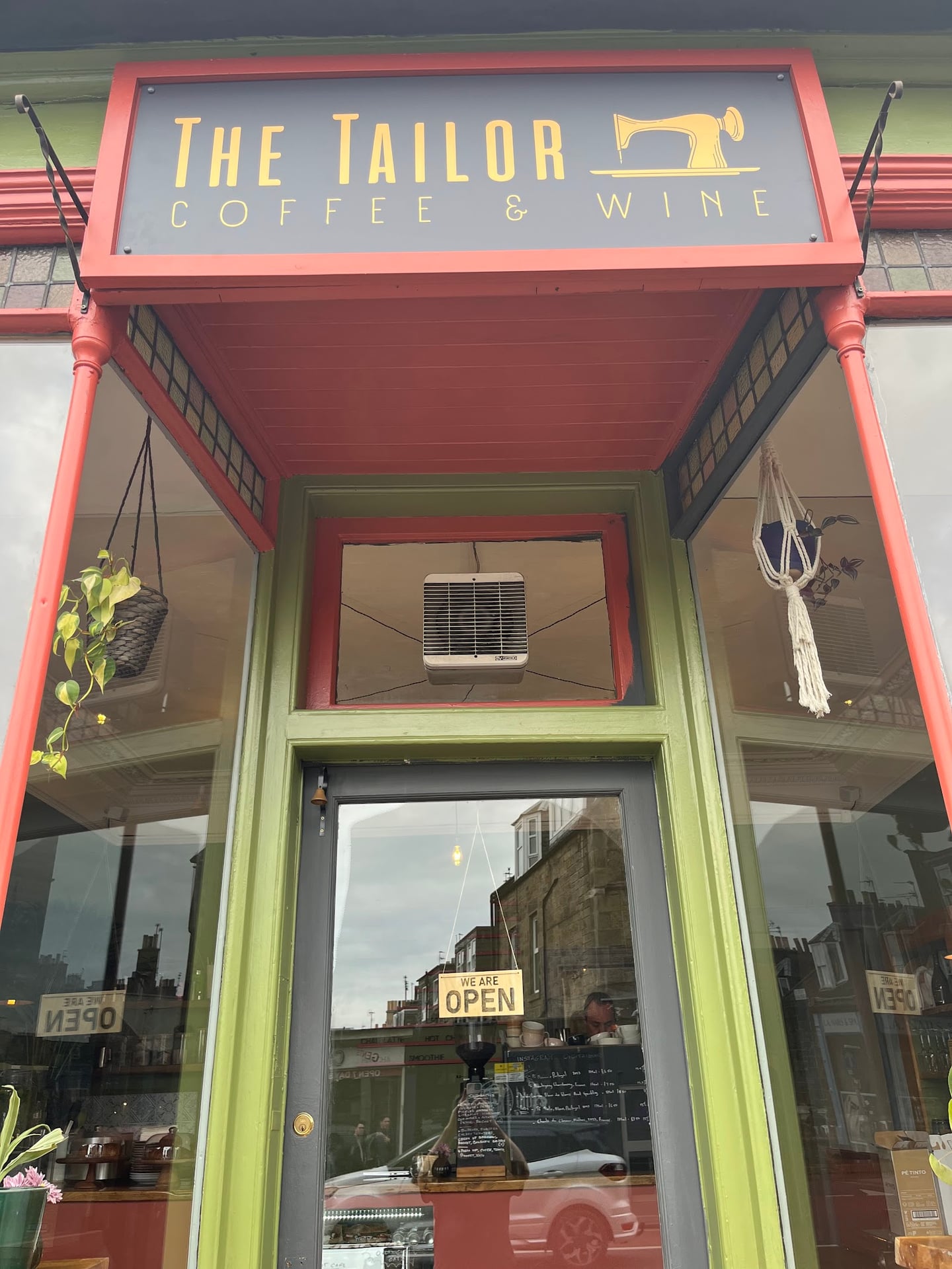The Tailor Cafe + Wine Bar interior