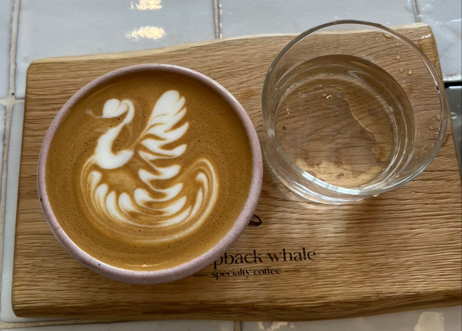 Photo of humpback whale specialty coffee
