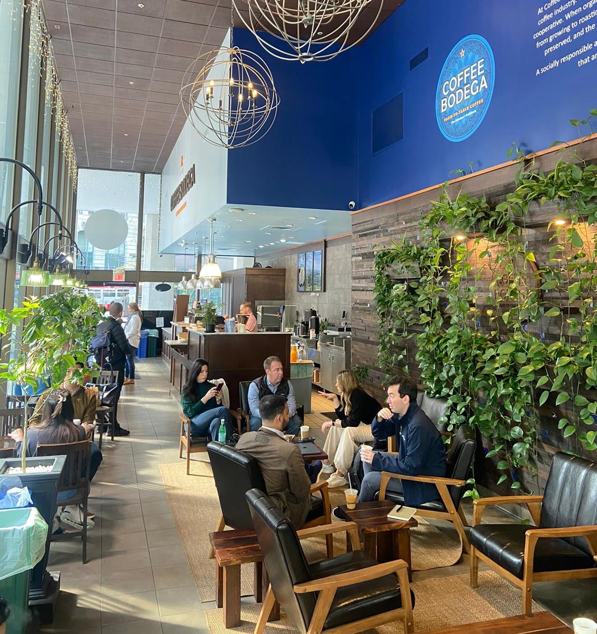 Coffee Bodega Farm-to-Table interior