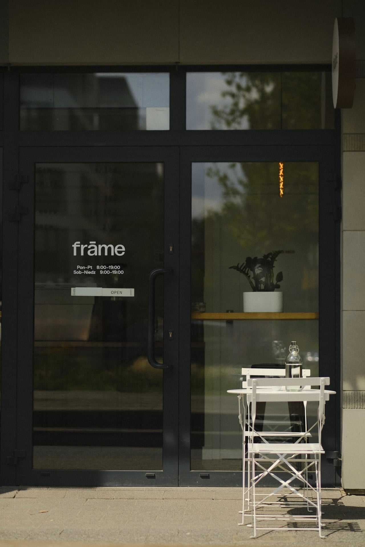 The frame coffee interior