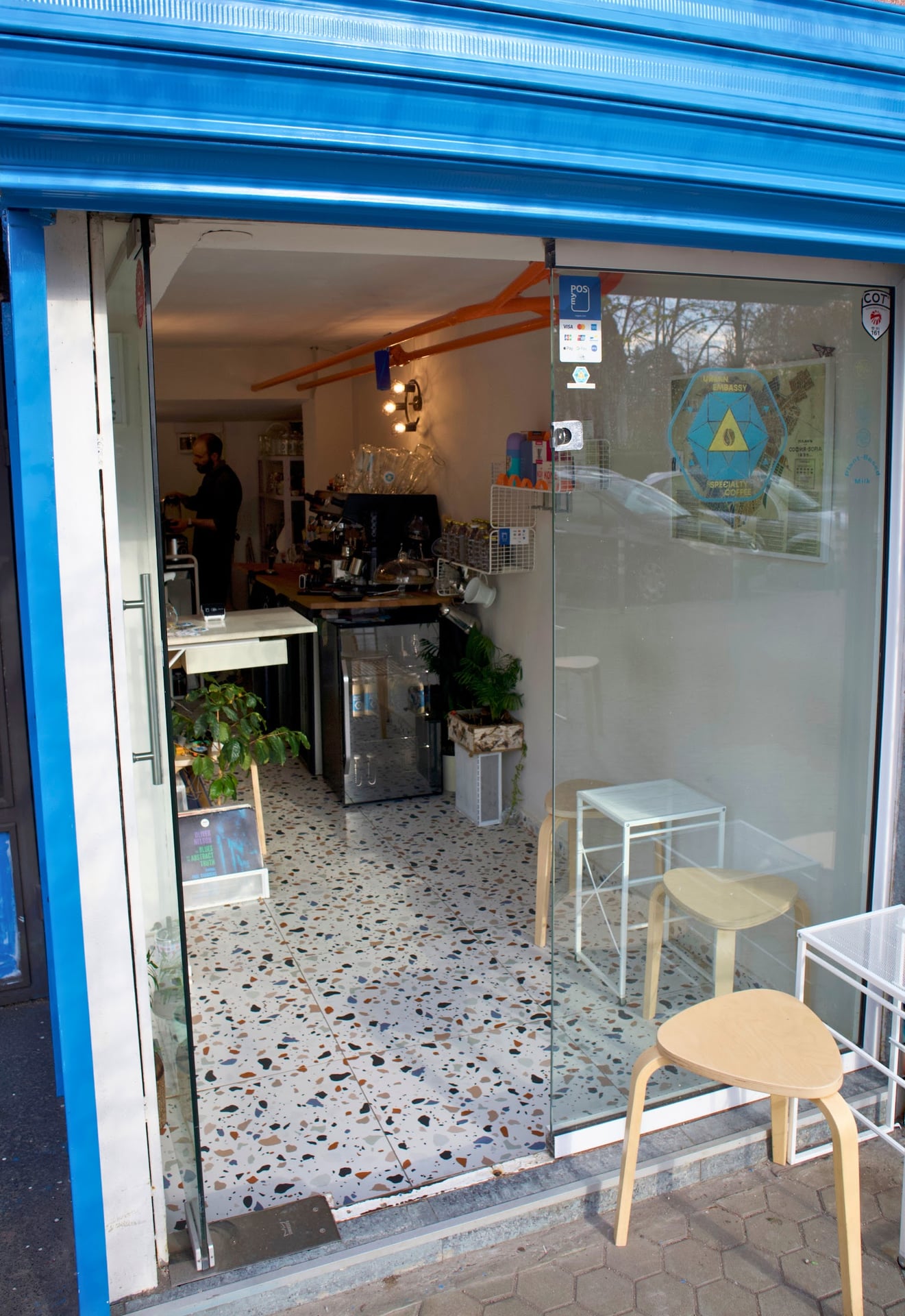 Urban Embassy Specialty Coffee interior