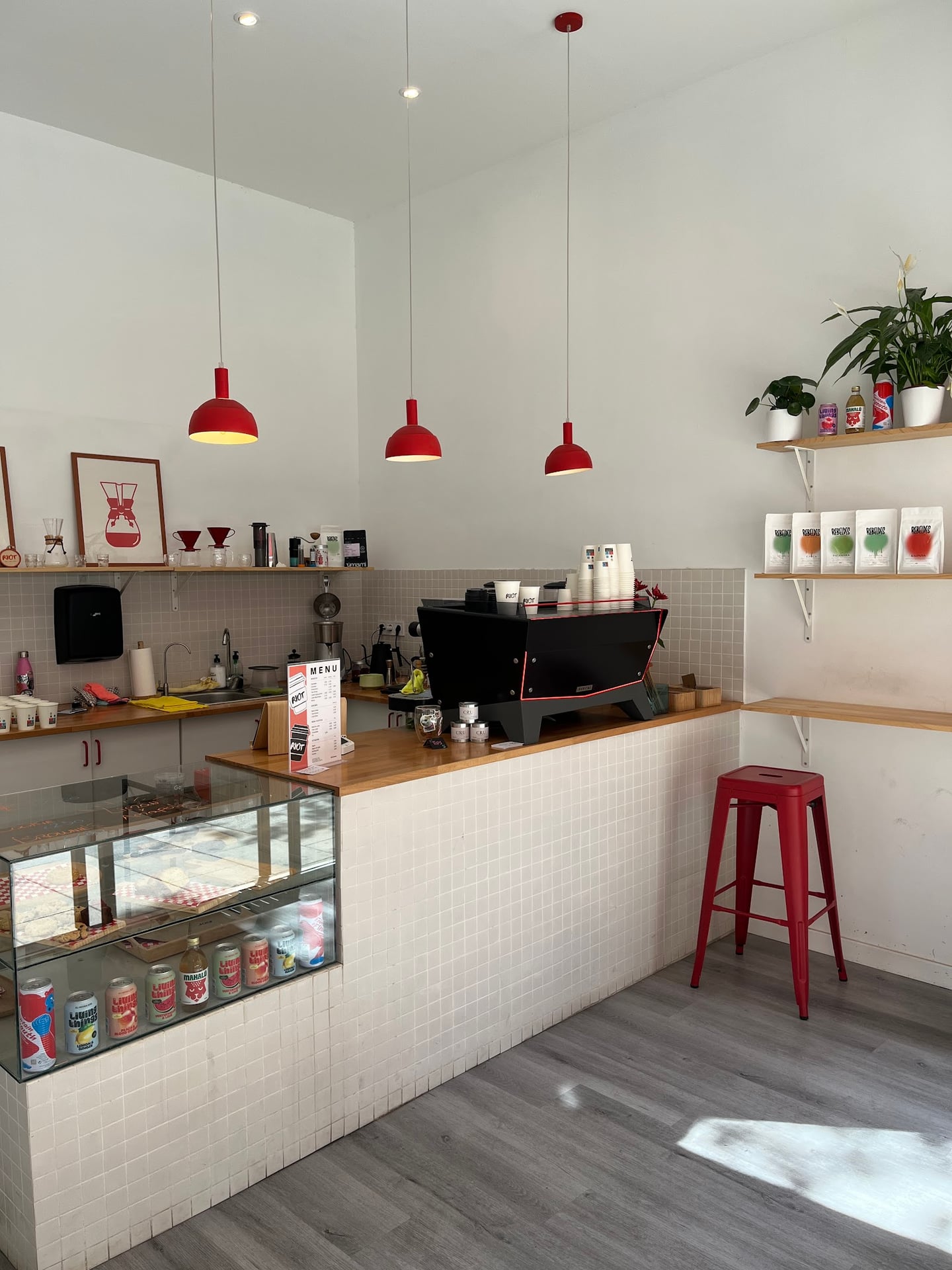 Riot - Specialty Coffee & Take Away interior