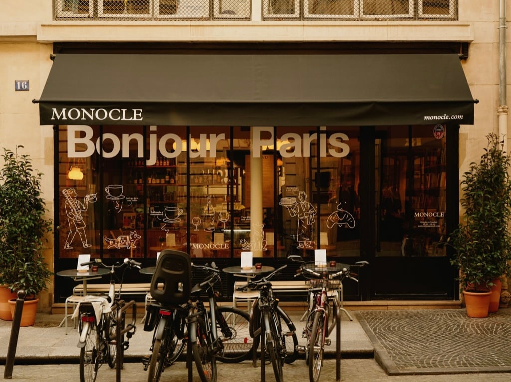 The Monocle Café & Shop Paris interior