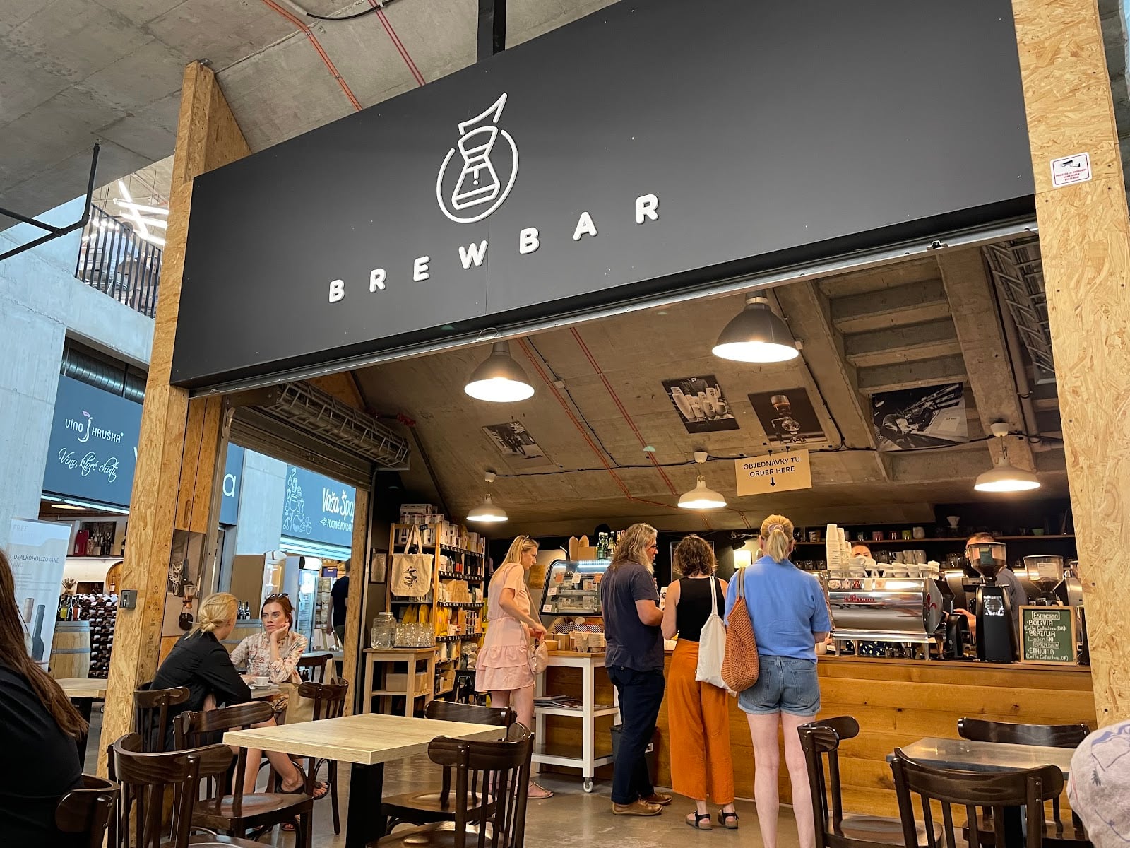 Brew Bar Cafe interior