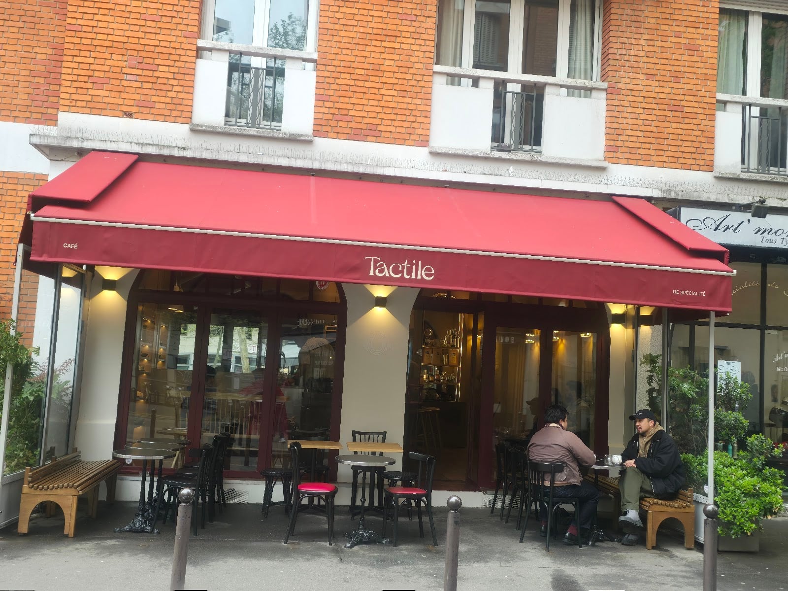 Tactile café interior