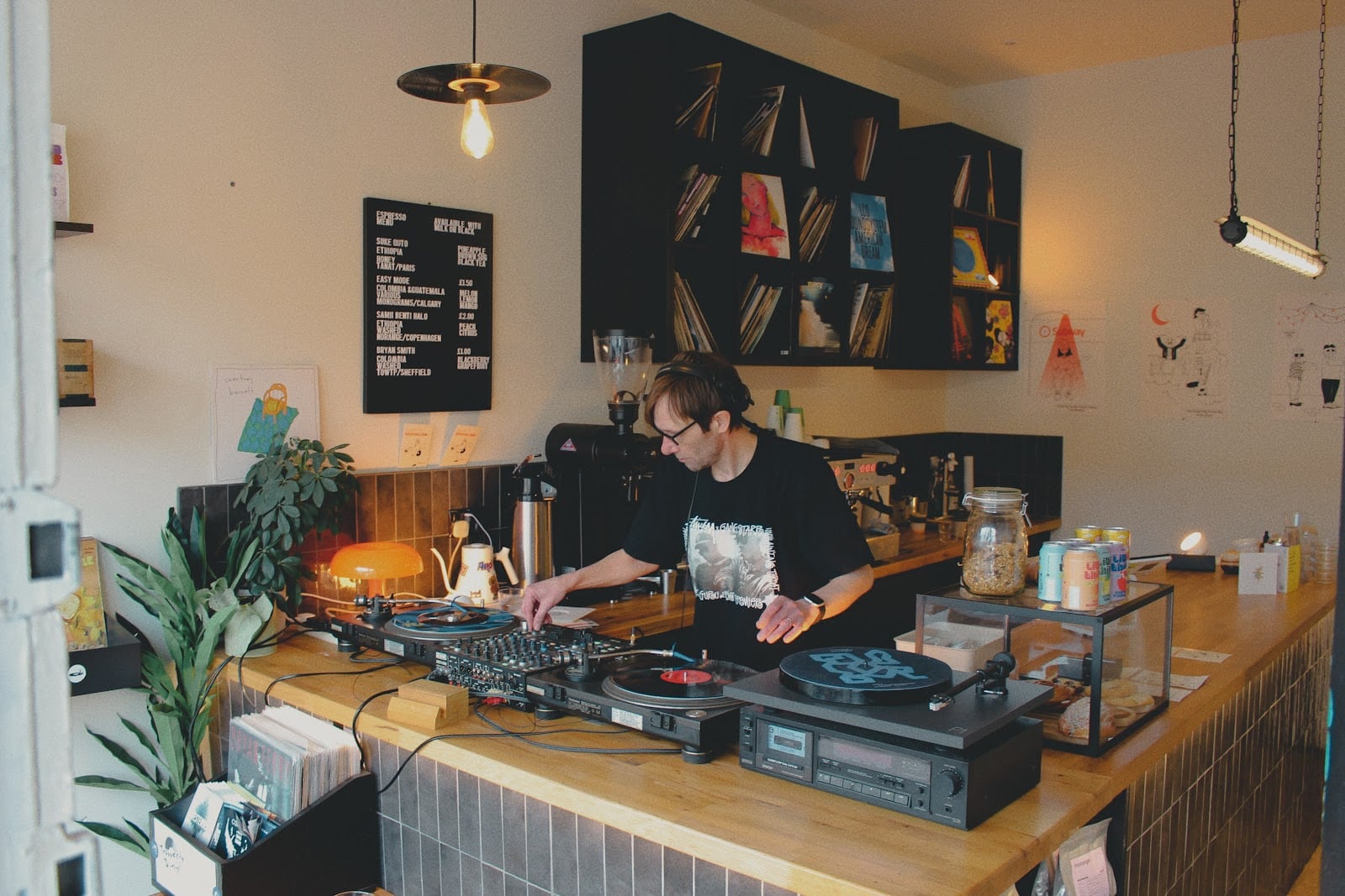 Revival Speciality Coffee and Vinyl interior