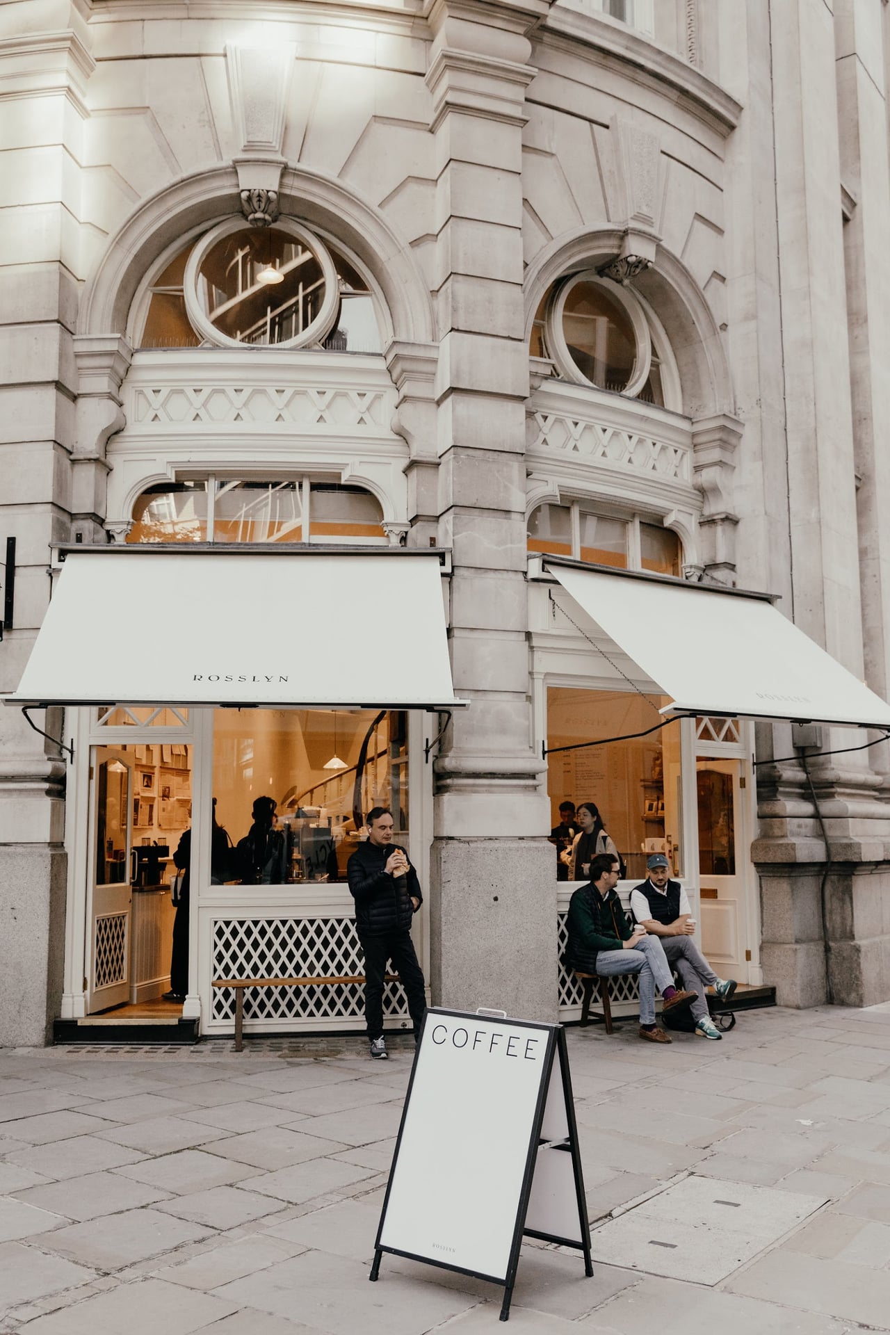Rosslyn Coffee Royal Exchange interior