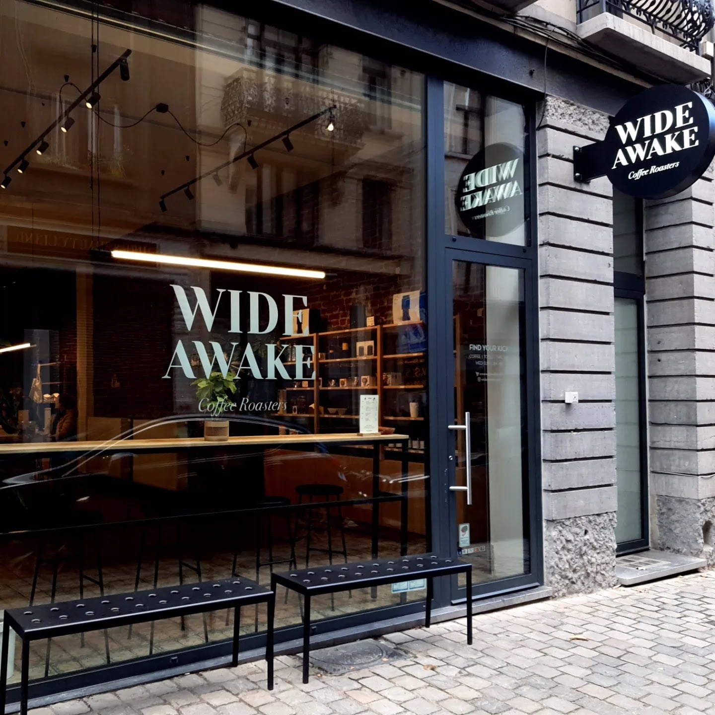 Wide Awake Coffee Brew Bar interior