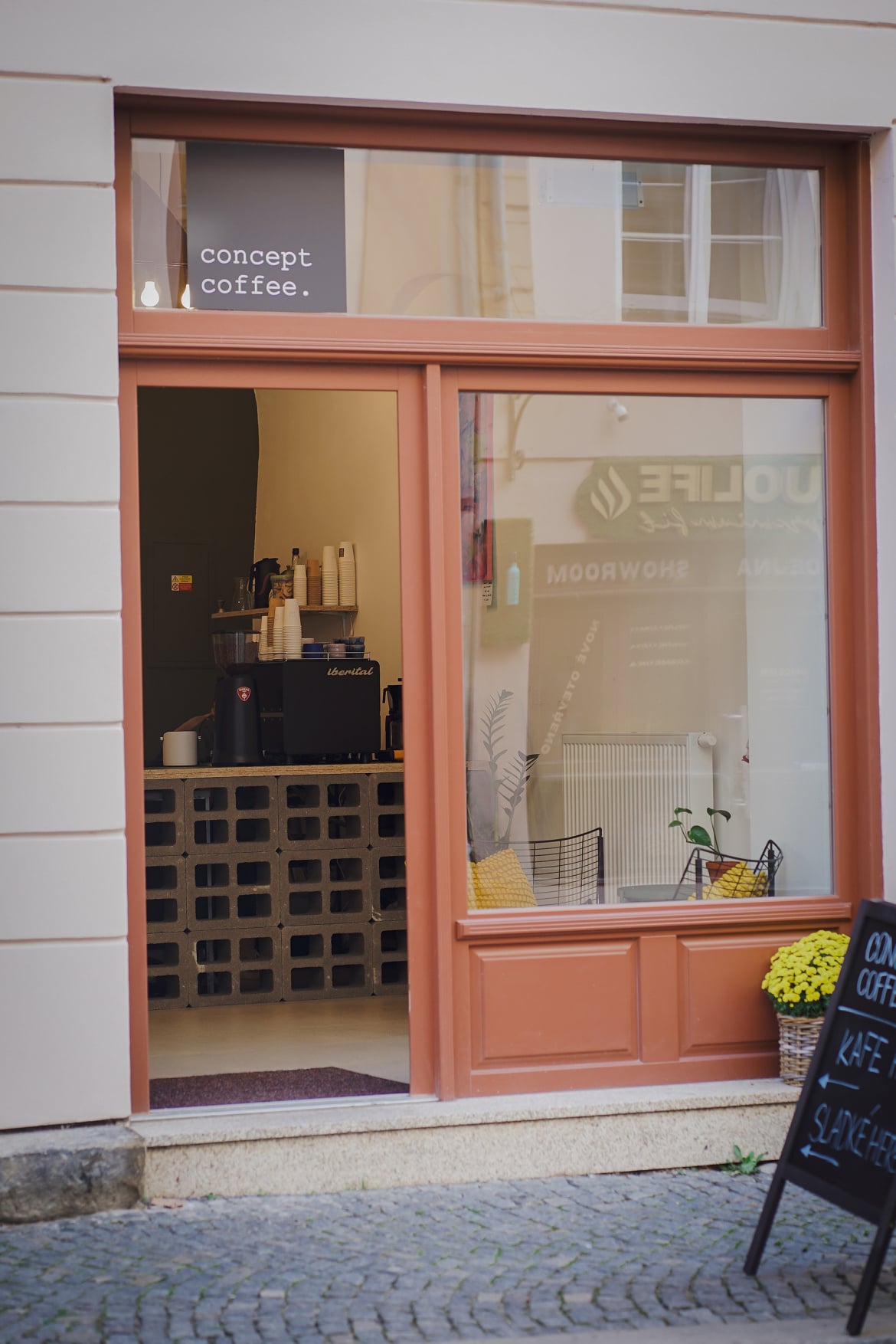 concept coffee. interior