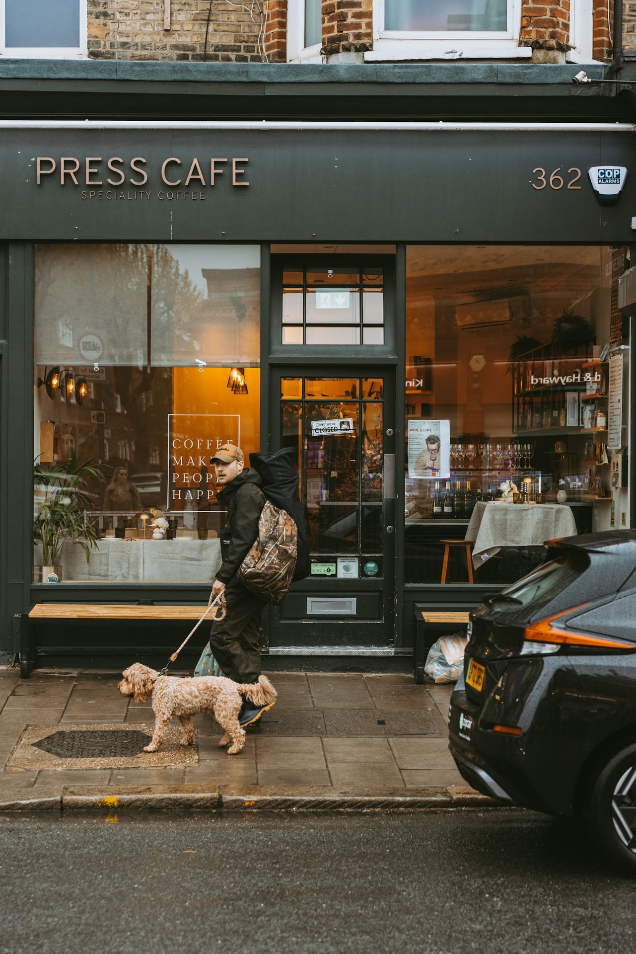 Press Cafe interior
