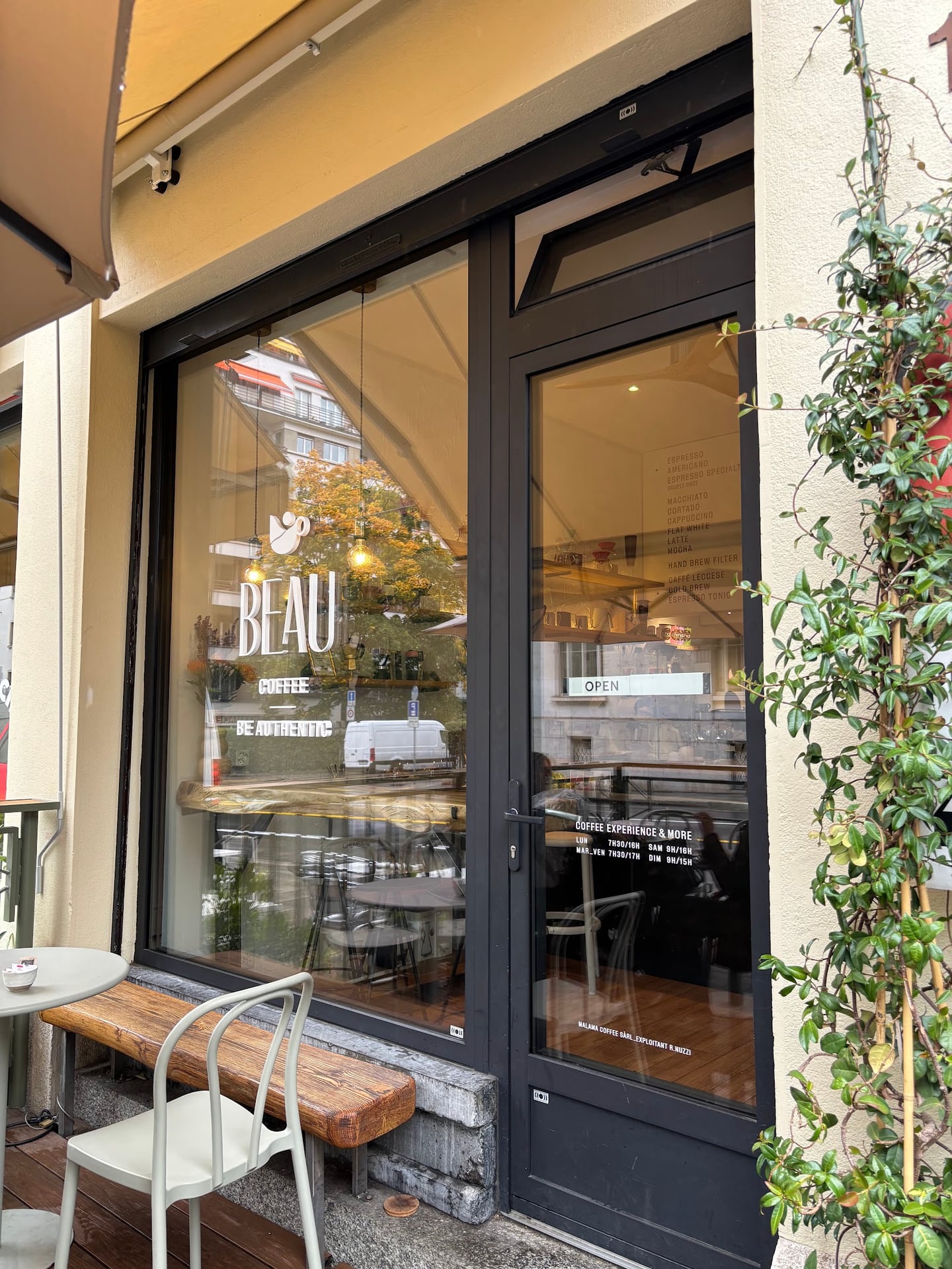 Beau Coffee interior