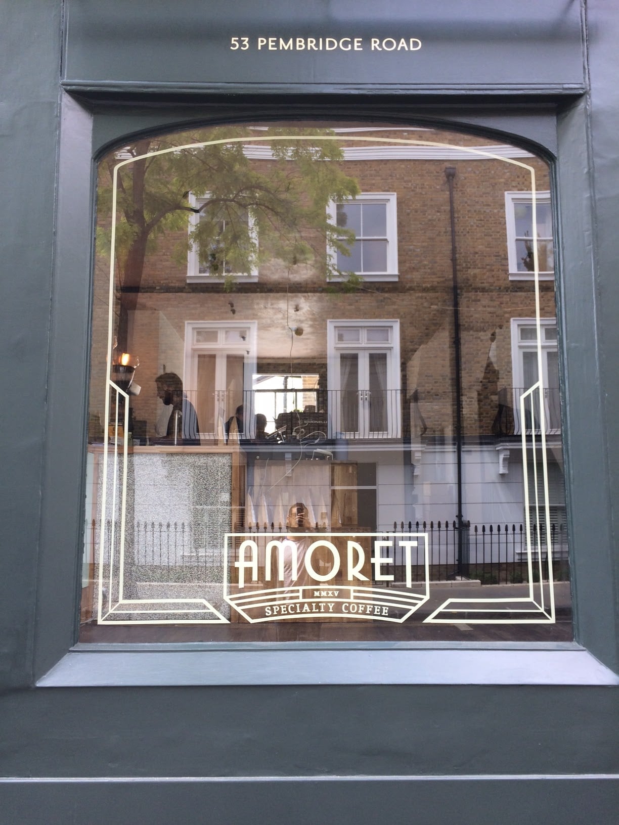 Amoret Coffee Portobello interior